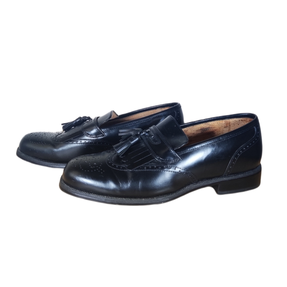 Sz 8w Protocol black dress shoes